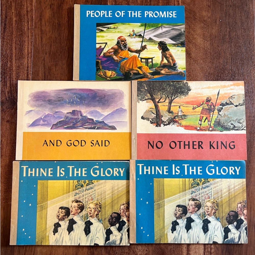 Christian Faith & Life Program Children’s Books Vintage Religious God Moses Saul